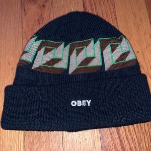 Obey Navy Beanie